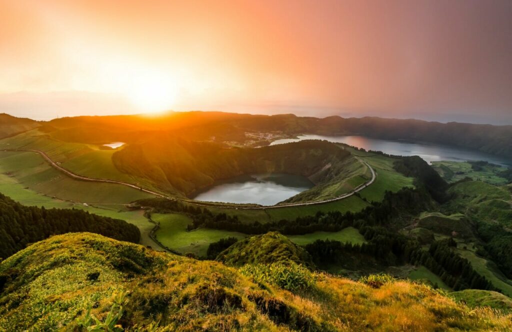 Azoren Sao Miguel Grota do Inferno